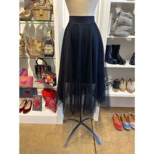 NEW OLVI’S tuelle skirt in black